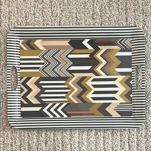 Missoni for Target Zigzag Serving Tray - Black, Gold, Cream